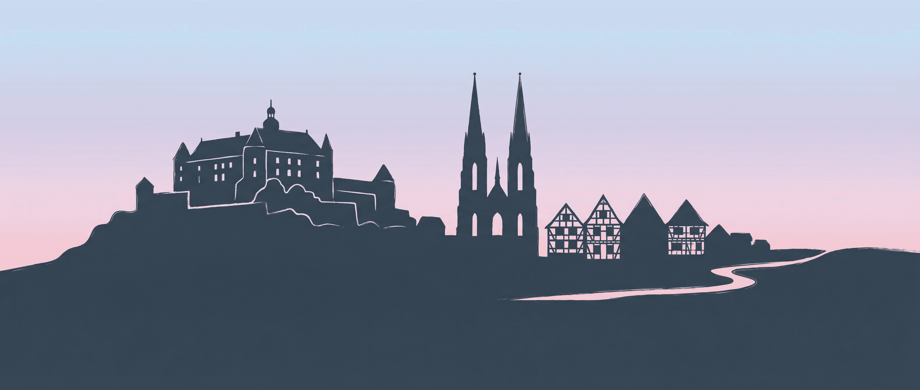 Marburger Skyline – Landgrafenschloss, Elisabethkirche und Altstadt